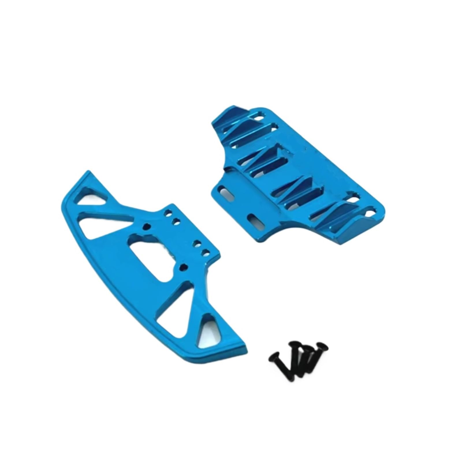 TOQPCZA RC Autoteile Für WLtoys 284010 284131 K989 K979 K969 P929 P939 1/28 Metall Vorderen Und Hinteren Stoßfänger RC Auto Upgrade Teile Zubehör(Blue) von TOQPCZA