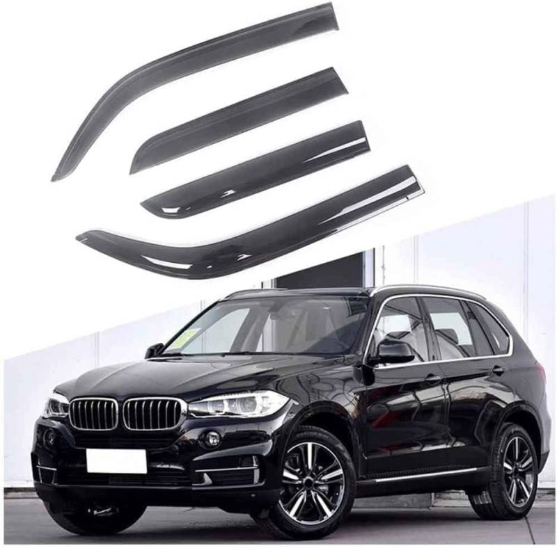 TORTES Autofenster Regenabweiser Windabweiser für BMW X5 F15 2014-2018 Fenstervisiere Langlebiger Auto Zubehör Embellecedores y Integrierte Deflektoren von TORTES