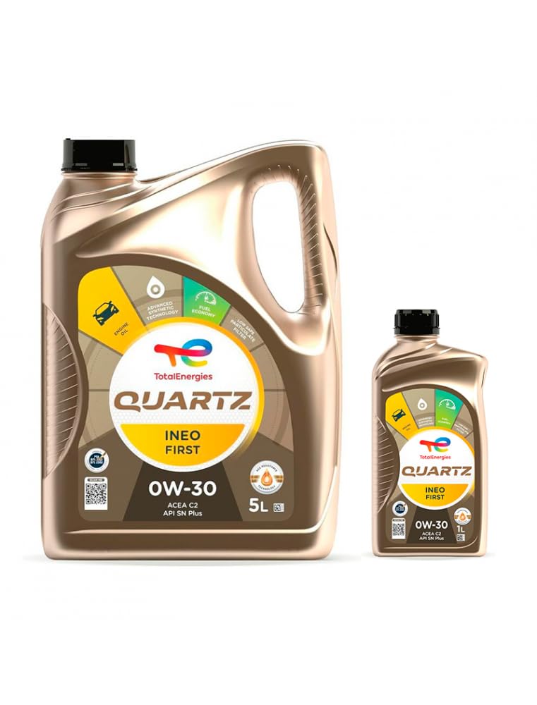 6L 6 Liter TOTAL QUARTZ INEO FIRST 0W-30 Motoröl Öl ACEA C2 PSA B71 2312/2302 von Total