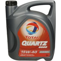 TOTAL Motoröl 15W-40, Inhalt: 5l, Mineralöl 2148644 von TOTAL