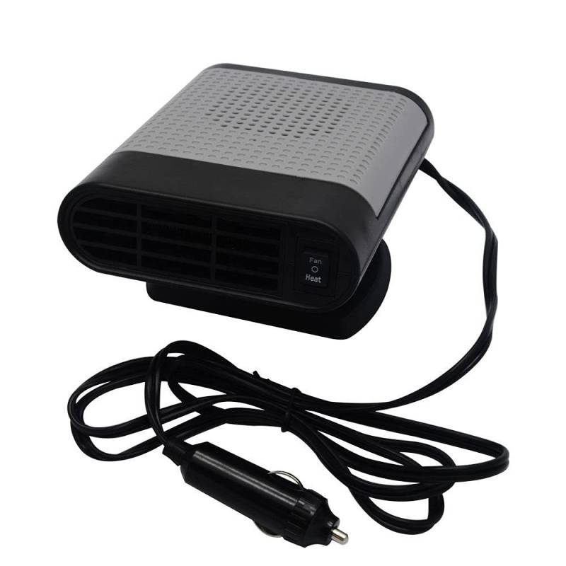 12V 150W Auto Heizlüfter, TOTMOX 2-in-1 Tragbare Keramikheizung Kühlung Trockenheizung Lüfter Windschutzscheibe Defroster Demister Schwarz von TOTMOX