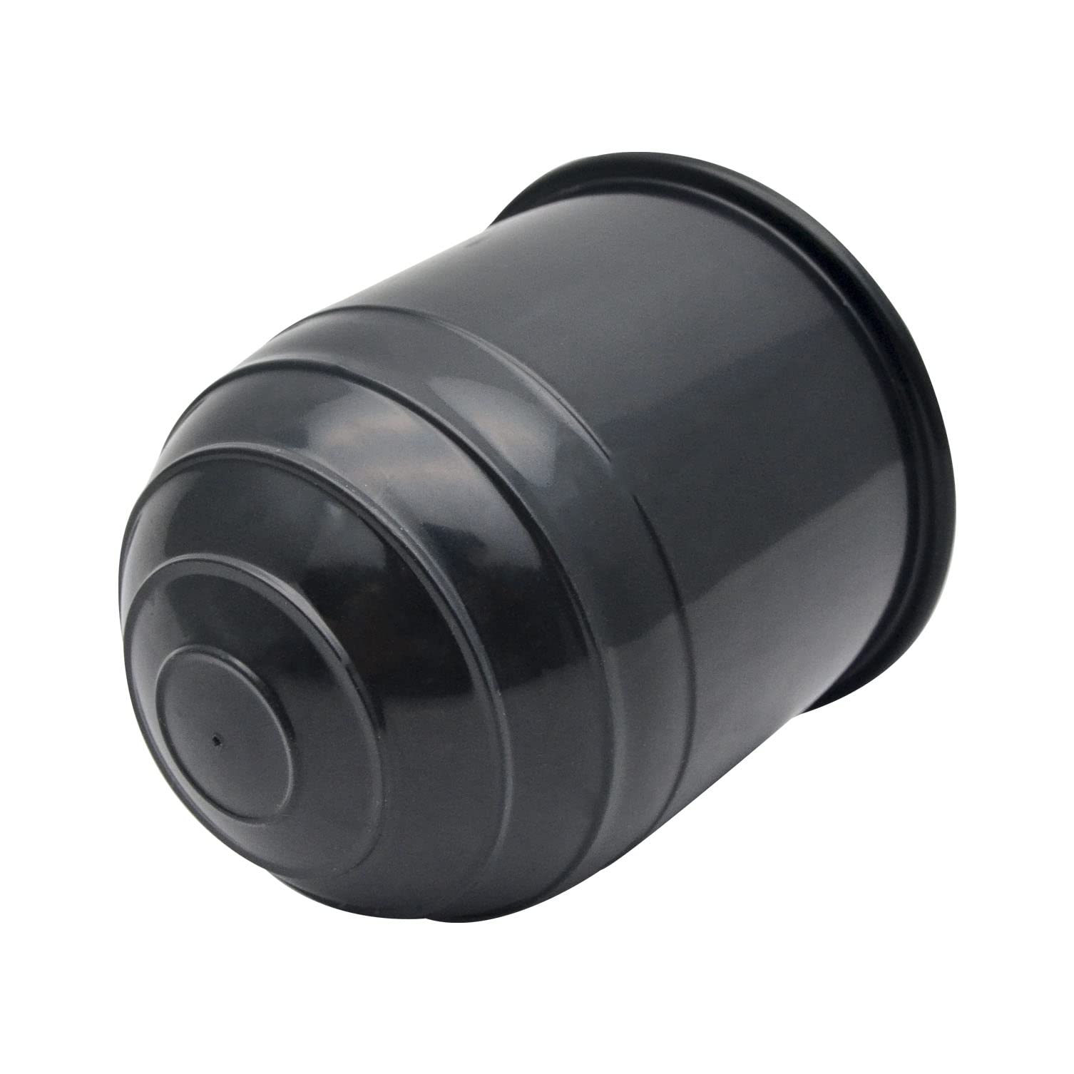 TOTMOX 1 Stück schwarze Kunststoff-Anhängerkupplungs-Kugelabdeckung für Wohnmobil-Autoanhänger, Kugelgelenk-Schutzkappe, staubdichte, abrieb- und schmutzabweisende Abdeckung von TOTMOX