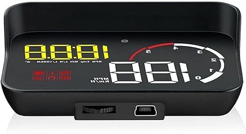 TOTMOX Auto-HUD-Display, Auto-Head-Up-Display-Projektor, digitaler Tachometer mit 5,5-Zoll-HD-Bildschirm von TOTMOX