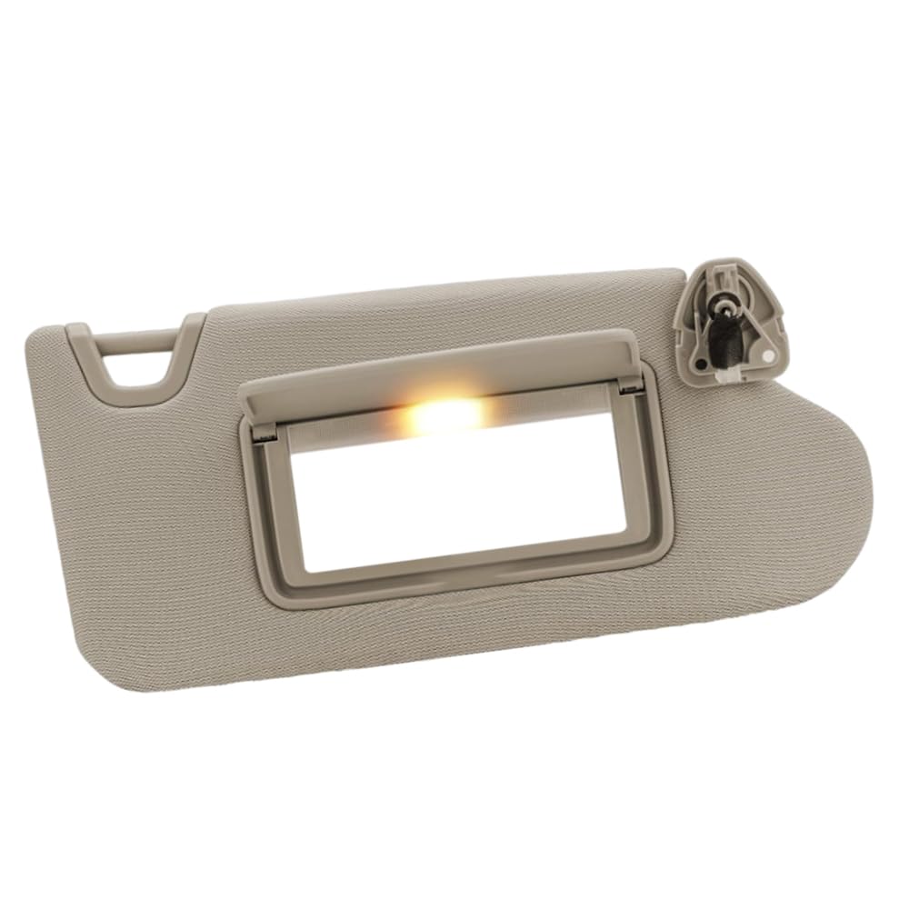 TOTMOX Auto Innenraum Sonnenblende Panel mit Spiegel und Licht ersetzen, Auto Sonnenblende 96401-3TA2A 96400-3TA2A Kompatibel mit Nissan Altima 2013-2018 Beige Rechts von TOTMOX