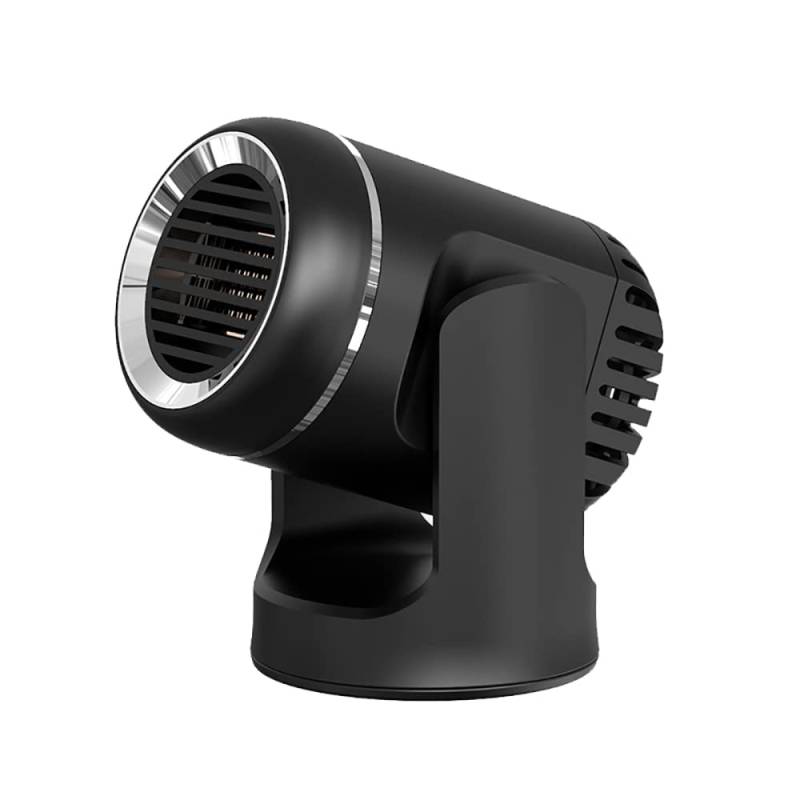 TOTMOX Autoheizung, 150W 10A 360 Grad Rotation 2-in-1 Heizung 12V Schwarz Autoscheibenenteiser - Mit 4-lagiger Heizfolie von TOTMOX