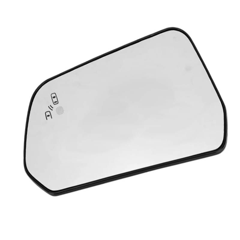 TOTMOX Wing Mirror Glass Replacement 1Pc Side Mirror Glass with Heated and Blind Spot White Lenses Compatible with Ford Mustang 2015-2021,Left Driver Side von TOTMOX