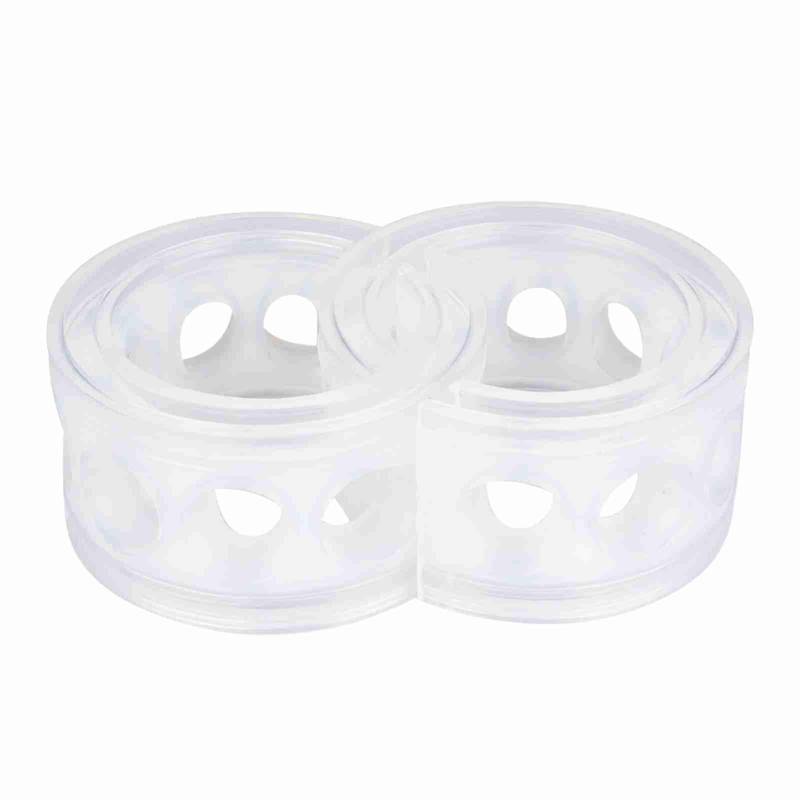 TOUISEDGI Car Shock Absorber Retainer TPE Spring Buffer Power Cushion Stable Drive Comfy Ride Transparent 2pc (C) von TOUISEDGI