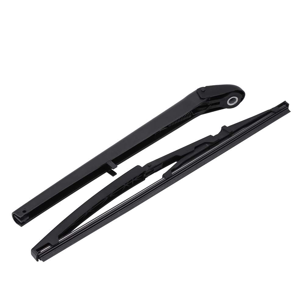 TOUISEDGI Rear Windshield Windscreen Wiper Arm & Blade Set Rubber Flexible Smooth Silent Wiping Maximum Field Easy Install Panda Active Dynamic Eleganza 04-12 von TOUISEDGI