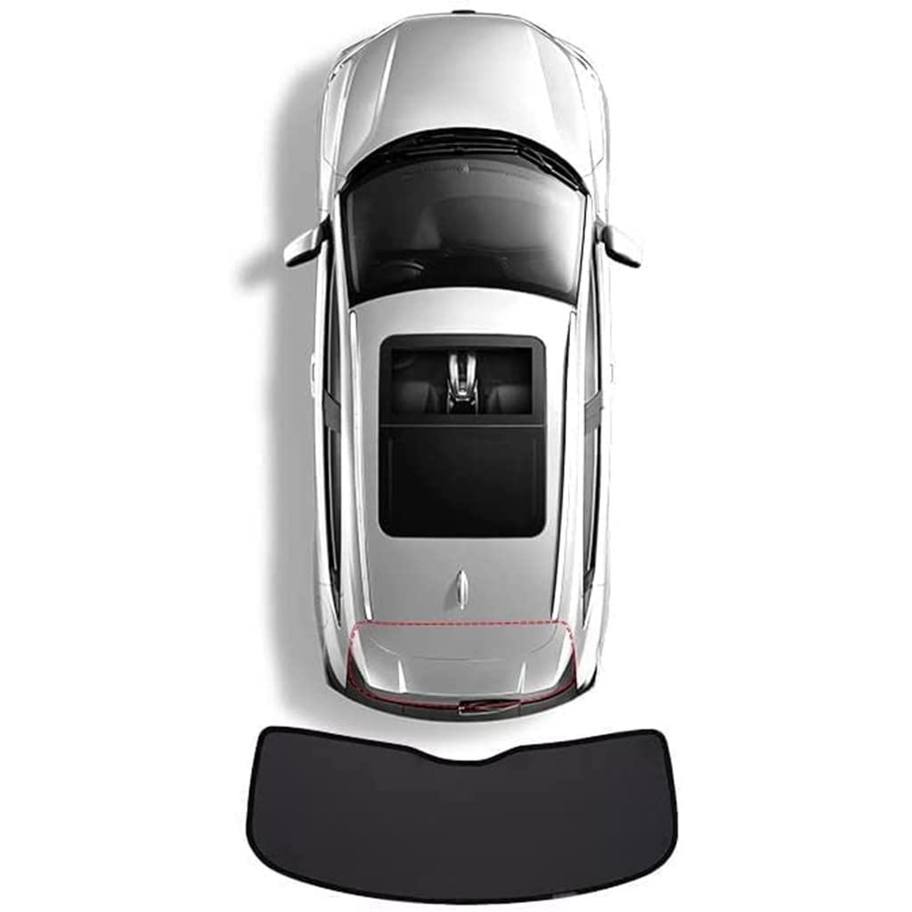 Auto Seitenfenster Sonnenschutz für Mercedes-Benz GLC 2016-2023,Front Heck Magnetischer Window Sun Shade Visor Privacy Protection Covers Auto Accessories,RearWindow von TOYSPY