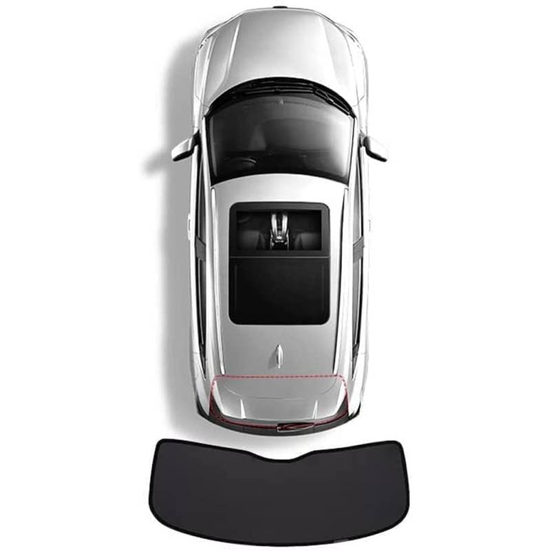 Auto Seitenfenster Sonnenschutz für Mercedes-Benz GLC 2016-2023,Front Heck Magnetischer Window Sun Shade Visor Privacy Protection Covers Auto Accessories,RearWindow von TOYSPY