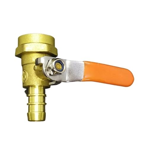 10mm 12mm Hose Barb x 1/4" Female Thread Brass 2 Way Switch Ball Valve(10mm OD) von TPQZQAUEC