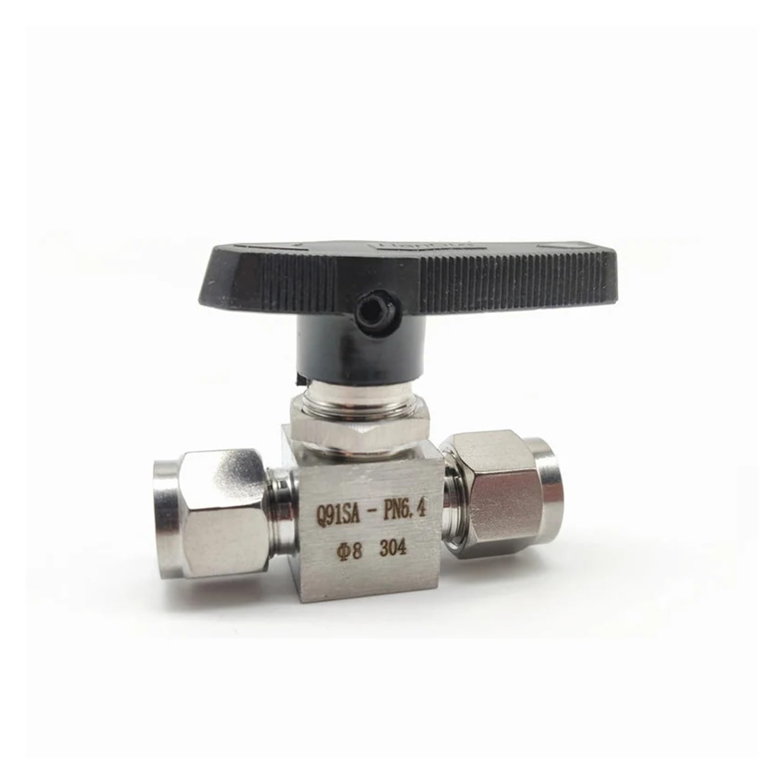 304 Stainless Steel 1/8" 1/4" 3/8" 1/2" 3/4" Double Ferrule Tube Pipe Fitting High Pressure Ball Valve(1/2") von TPQZQAUEC