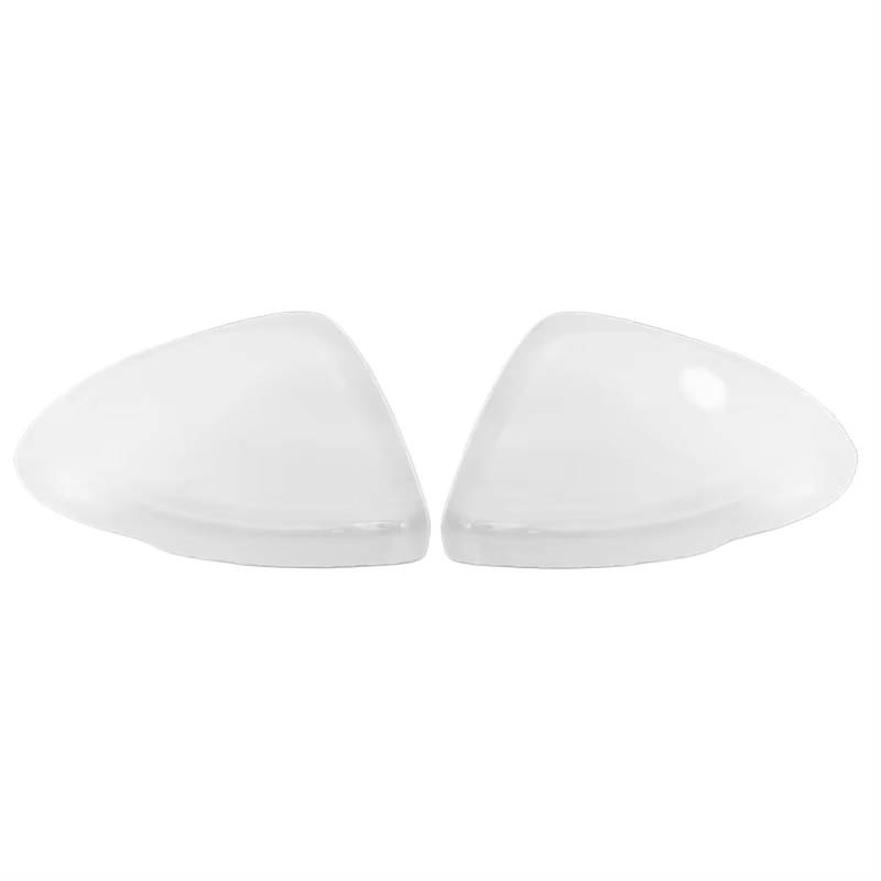 Auto Spiegelkappen Für Chevrolet Für Cruze 2017-2019 Rückspiegel Shell Cap Gehäuse Flügel Tür Seite Spiegel Abdeckung Clip-Auf Rückspiegelkappe(White 1 pair) von TPSOBRU