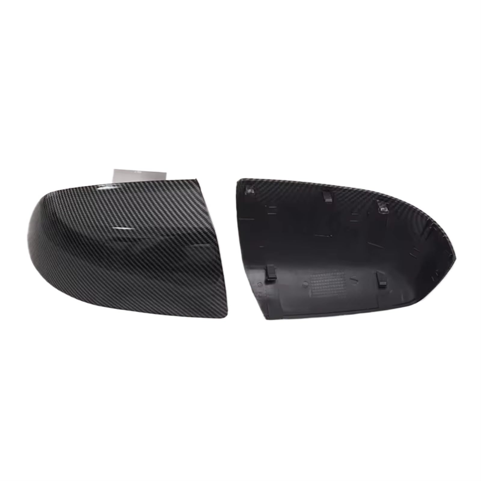 Auto Spiegelkappen Für FORD für FOCUS MK2 2005 2006 2007 2008 Auto-Ersatz-Clip-On-Rückspiegelkappe Seitenspiegelabdeckung Rückspiegelkappe(Carbon Look 1 pair) von TPSOBRU