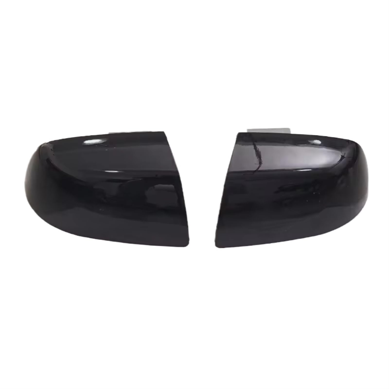 Auto Spiegelkappen Für FORD für FOCUS MK2 2005 2006 2007 2008 Auto-Ersatz-Clip-On-Rückspiegelkappe Seitenspiegelabdeckung Rückspiegelkappe(Glass black 1 pair) von TPSOBRU