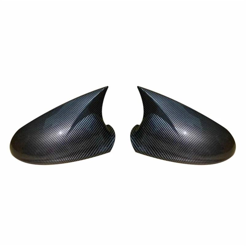 Auto Spiegelkappen Für Vauxhall Für Astra Für Opel Für Astra J mk6 2010 2011 2012 2013 2014 2015 Limousine Fließheck Bat Spiegelabdeckung M-Stil Rückspiegelkappe(Carbon Look) von TPSOBRU