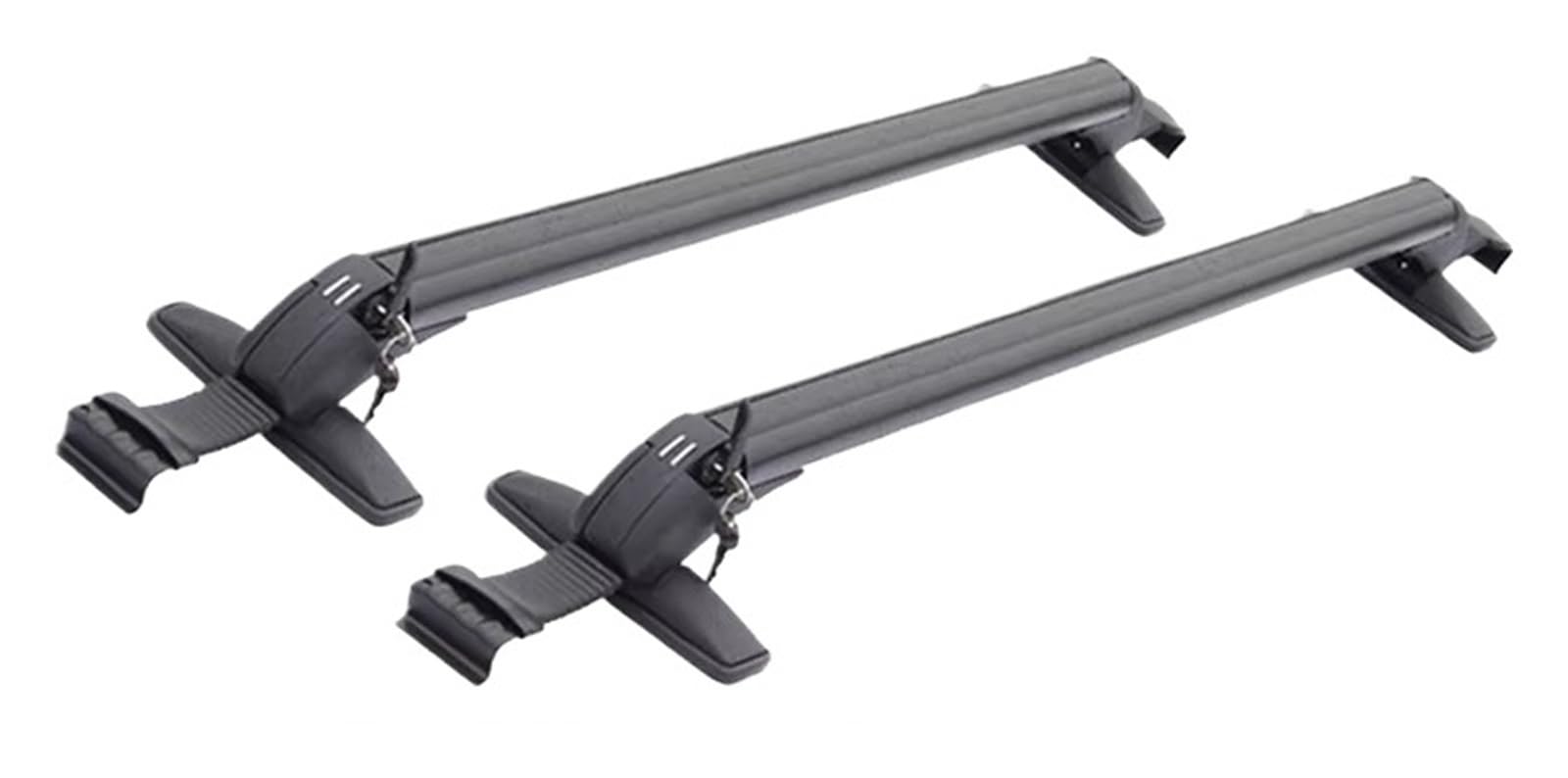 Dachgepäckträger 1 Paar Universal Fahrzeug Auto Dach Montage Rack Schiene Bar Schwarz Aluminium Gepäckträger Mit Lock Top Auto Rack Autos Dachträger(2pcs 100cm) von TPSOBRU