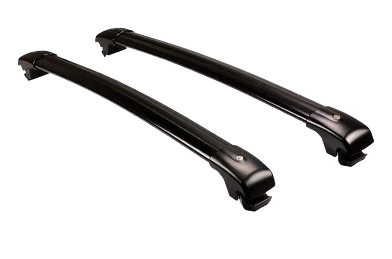 Dachgepäckträger 2PCS Für Chevy Für Captiva 2018-2024 Dachreling Rack Querstangen Querstangen Abschließbare Aluminium Legierung Autos Dachträger(Schwarz) von TPSOBRU