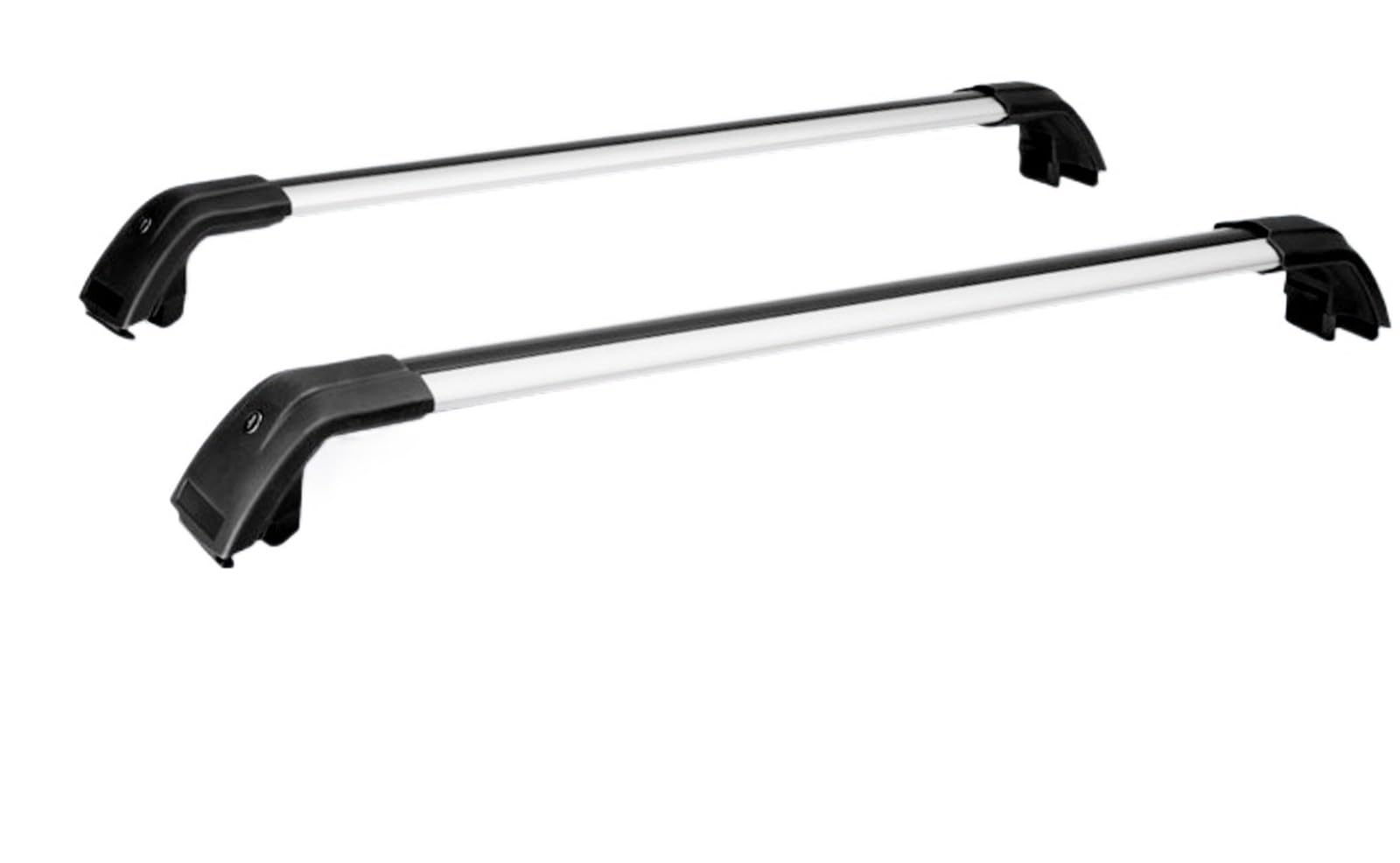 Dachgepäckträger 2PCS Für Mazda Für CX-90 CX90 2023 2024 Dachreling Rack Querstangen Kreuz Bars Abschließbare Aluminium Legierung Autos Dachträger(Black and Silver) von TPSOBRU