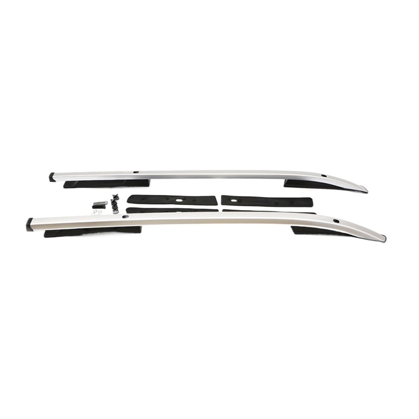 Dachgepäckträger Für Mitsubishi L200 Für Triton 2007-2024 Schienen Bar Gepäckträger Bars Top Cross Bar Rack Schiene Boxen Aluminium Autos Dachträger(Silber) von TPSOBRU