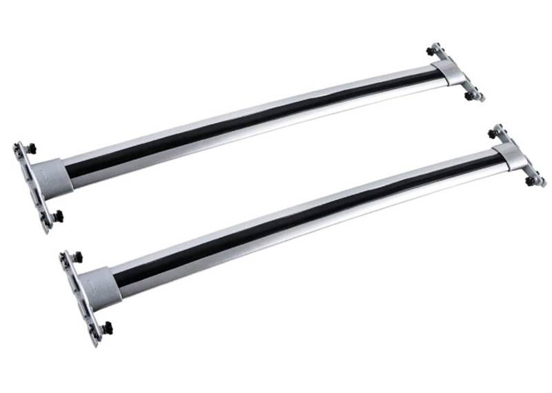 Dachgepäckträger Für Toyota Für Land Für Cruiser 200 V8 LC 200 LC200 2008-2021 Silber Schwarz Quer Bar Dach Rack Dach Schiene Autos Dachträger(Silber) von TPSOBRU