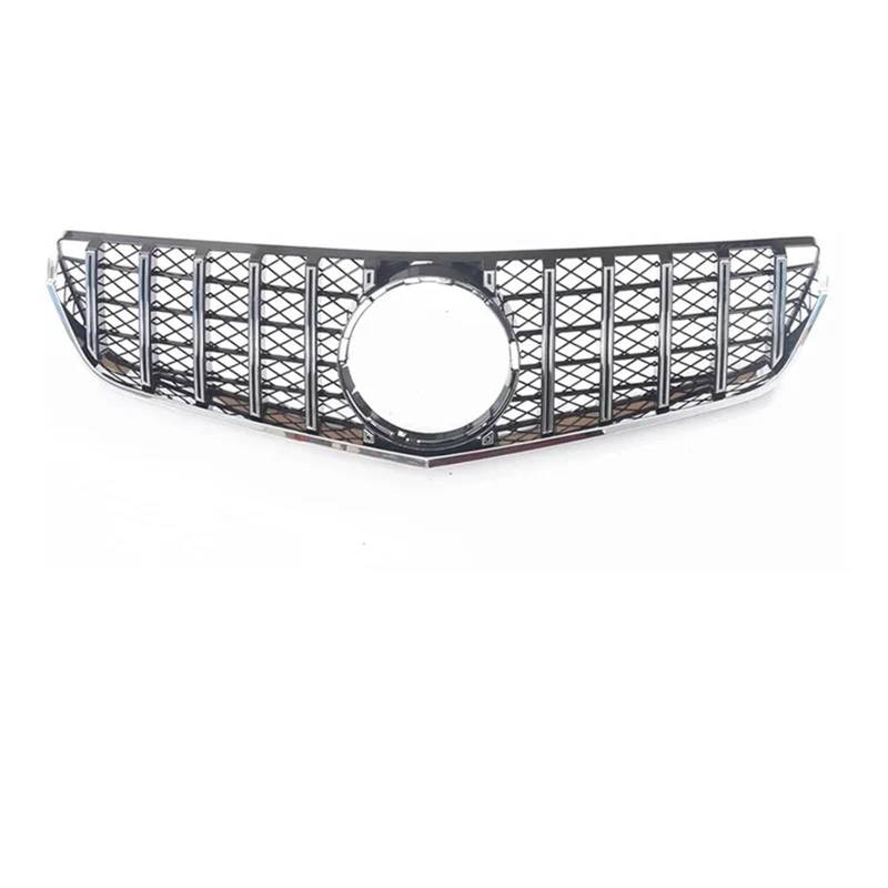 Frontgrills Für Benz E-Klasse W207 2009–2016 E200 E260 E320 E350 E400 E500 Auto Vorne Oben Stoßstange Haube Mesh Grille Front Bumper Grille(2009-2013 Silver) von TPSOBRU