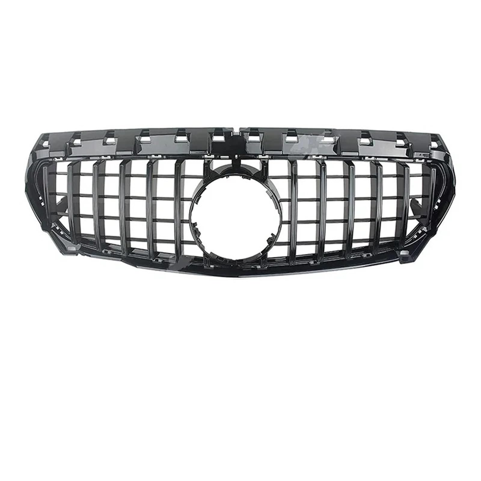 Frontgrills Für Benz Für CLA-Klasse W117 Coupé X117 2015-2019 Diamant/GTR Stil Auto Kühlergrill Stoßstange Grill Trim Shell Front Bumper Grille(GT Black) von TPSOBRU