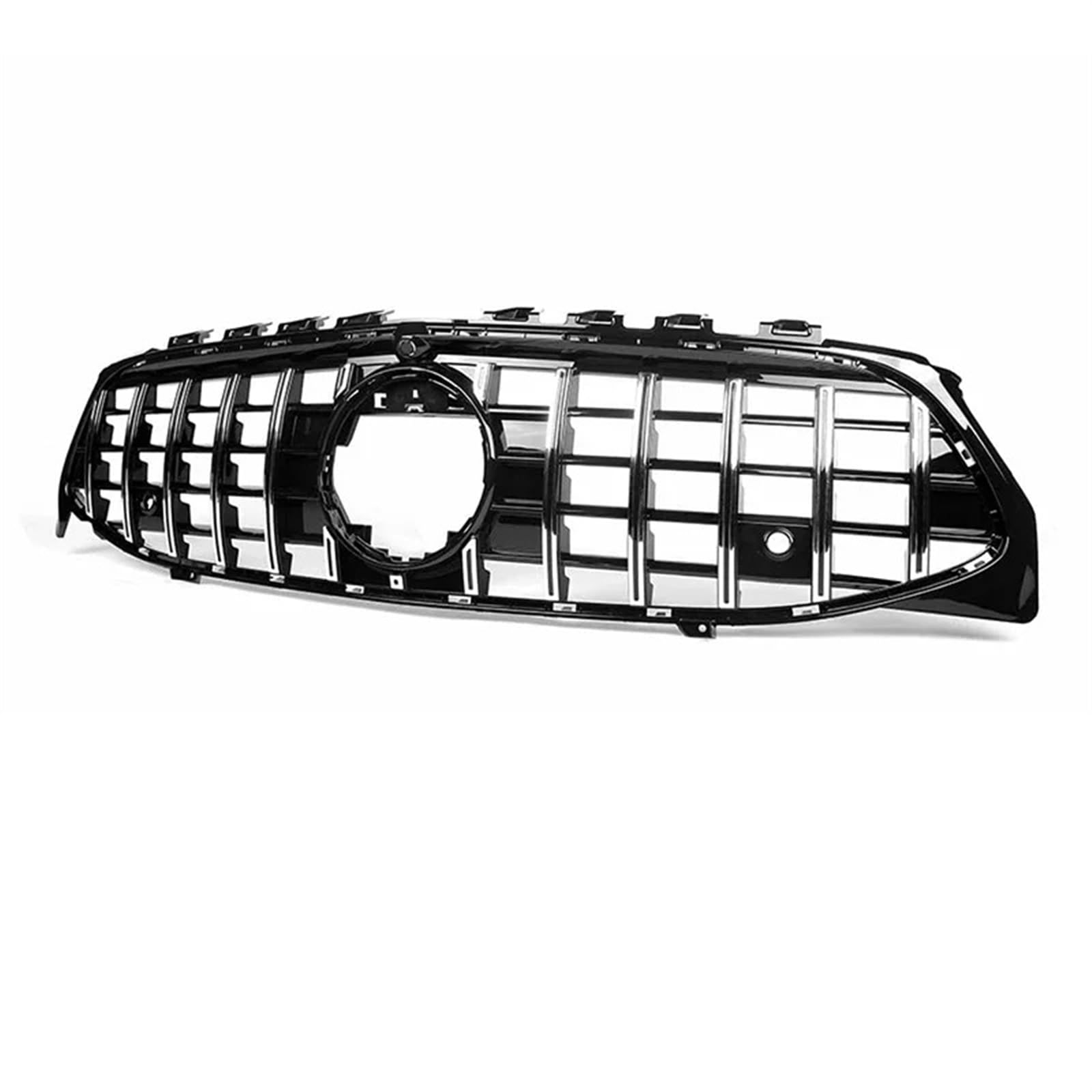 Frontgrills Für Benz Für CLA-Klasse W118 2020-IN Schwarz/Silber Autozubehör GT/Diamant-Stil Auto-Frontgrill-Rahmenabdeckungsverkleidung. Front Bumper Grille(GT Silver) von TPSOBRU