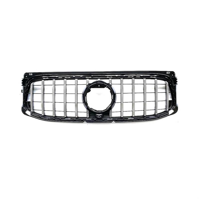 Frontgrills Für Benz Für GLB-Class X247 2020 2021 + Auto Stoßstange Haube Mesh Front Grill Oberen Silber Grille Front Bumper Grille(212) von TPSOBRU