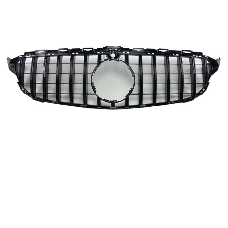 Frontgrills Für Benz W205 S205 C C205 C180 C200 C250 C300 C260 2014-2021 Oberer Ersatz-GT-Stil Frontstoßstangengrill Front Bumper Grille(14-18 Black with Cam) von TPSOBRU