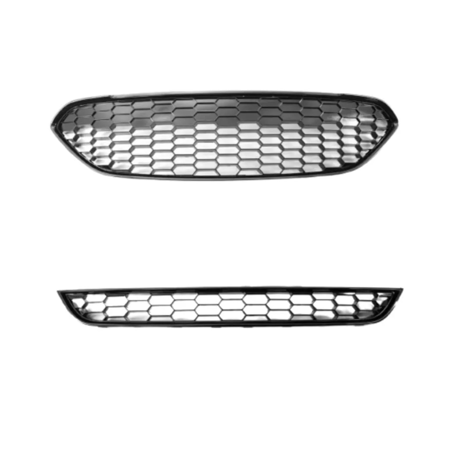 Frontgrills Für Ford Für Fiesta Für Zetec-S 2013-2017 Front Racing Grills Sportliche Kühlergrill Grill Abdeckung Auto Front Stoßstange Center Grille Front Bumper Grille(Lower Central) von TPSOBRU