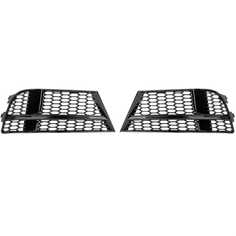 Frontgrills Für Für A3 8V Für S-LINE 2017-19 8V3807681AB Nebelscheinwerfer Kühlergrillabdeckung Auto Kühlergrill Wabengrillabdeckung Mesh-Grill Front Bumper Grille von TPSOBRU