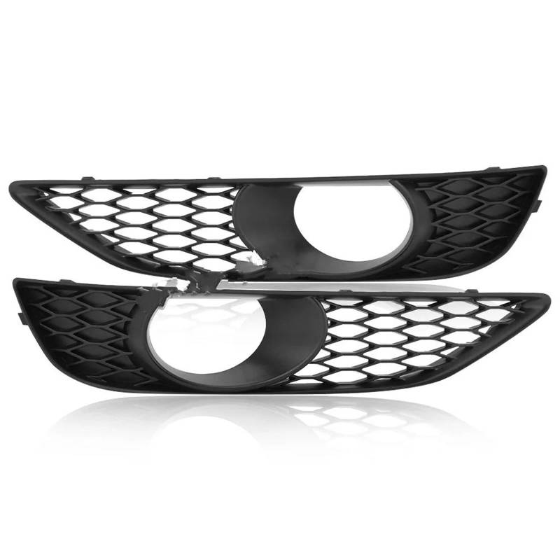 Frontgrills Für Für Q7 4L Für S-Line 2009 2010 2011 2012-2015 Nebelscheinwerfergitter Renngrill Scheinwerfergitter Auto Nebelscheinwerferabdeckung Front Bumper Grille(1 Pair Cover) von TPSOBRU