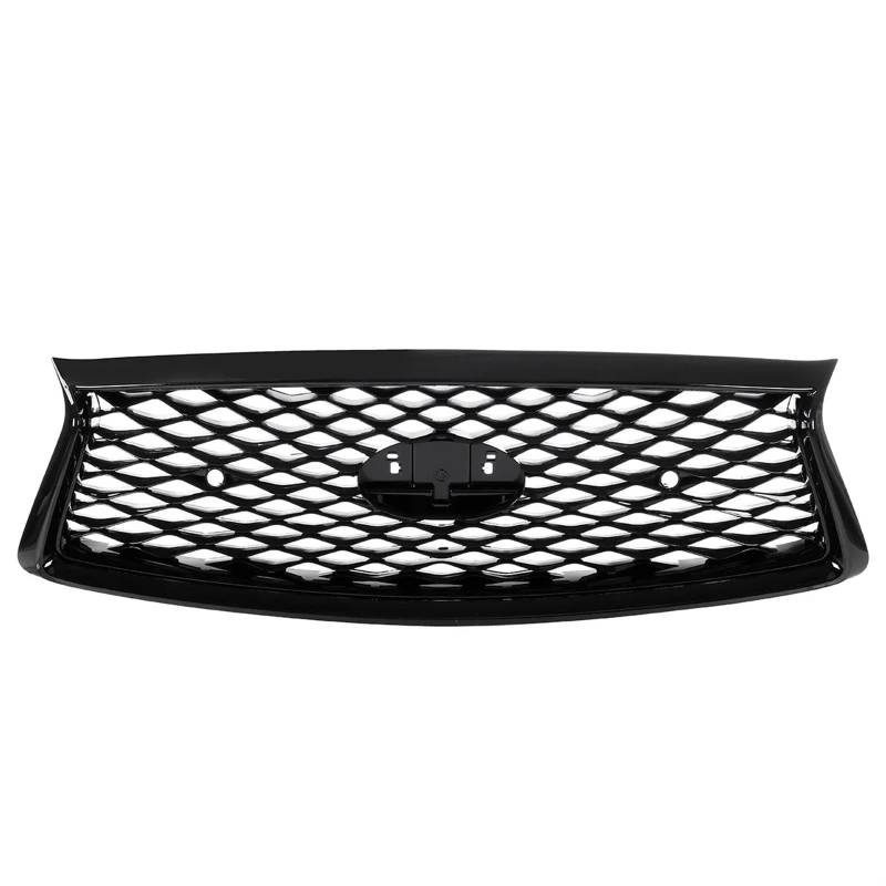 Frontgrills Für Infiniti Für Q50 Für Q50S 2014-2017/2018-2022 Auto Kühlergrill Racing Grill Ersatz Oberen Stoßfänger Haube Front Bumper Grille(2014-2017) von TPSOBRU