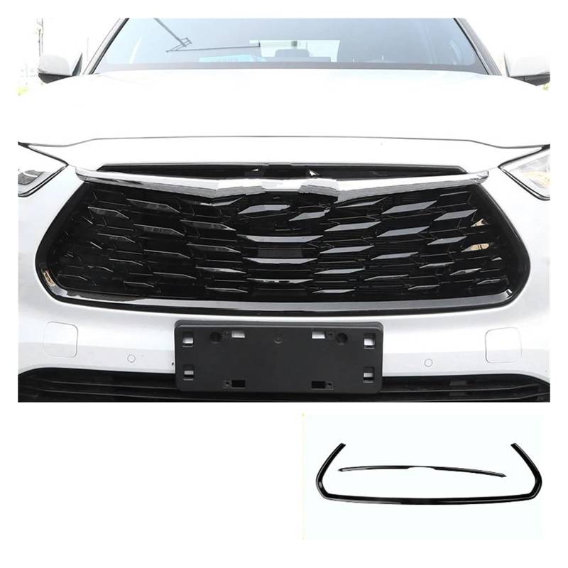 Frontgrills Für Toyota Für Highlander XU70 2023 2021 2022 Auto Kühlergrill Dekoration Patch Net Alle Sterne Paste Front Bumper Grille(Type D) von TPSOBRU