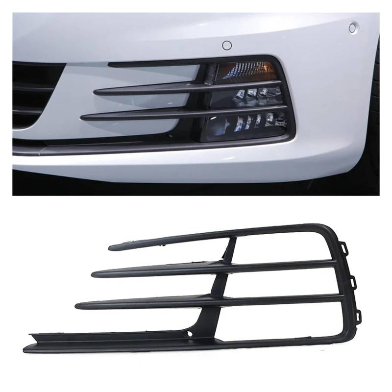 Frontgrills Für VW Für Scirocco 2015 2016 1K8853665E 1K8853666E Auto Front Stoßstange Nebel Licht Lampe Grill Abdeckung Front Bumper Grille(Links) von TPSOBRU