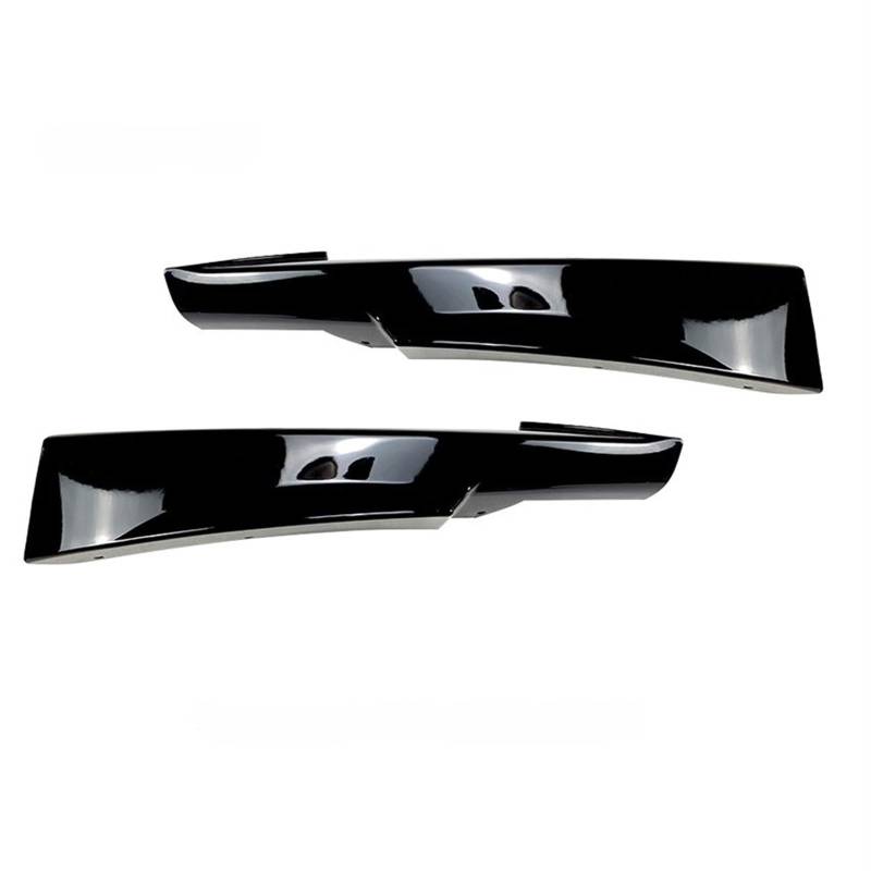 Frontstoßstange Lippe Für 3er E90 E91 320i 330i Tech Style 2005 Bis 2012 Frontstoßstange Seitensplitter Abdeckung Lippenspoiler Nebelscheinwerferabdeckung Auto-Frontspoiler(Gloss Black 09-12) von TPSOBRU