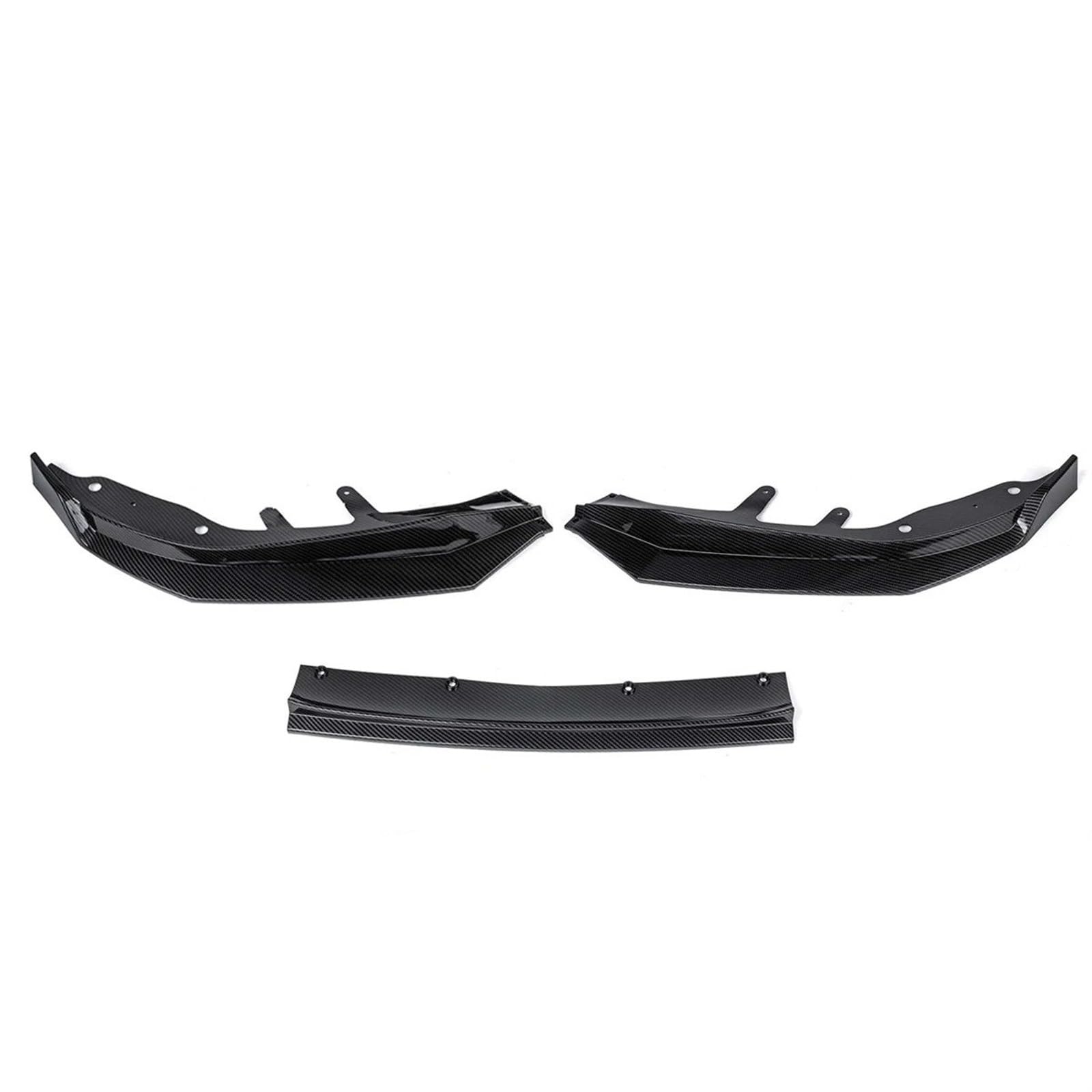 Frontstoßstange Lippe Für 4er G22 G23 2020+ Frontstoßstange Splitter Lip Diffusor Spoiler Stoßstange Deflektor Abdeckung Schutz Body Kits Auto-Frontspoiler(Carbon Look) von TPSOBRU