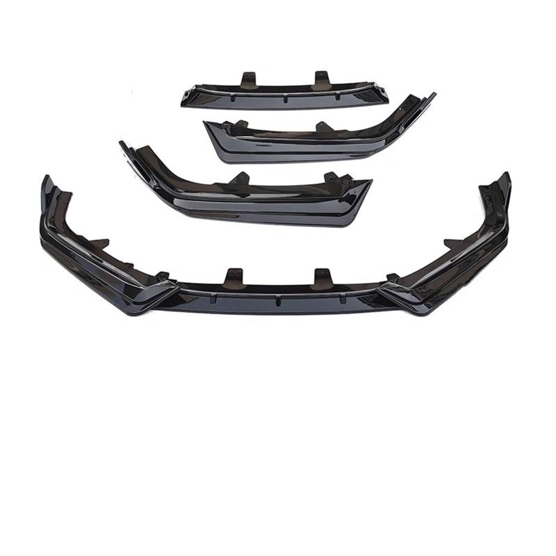 Frontstoßstange Lippe Für Accord 2021-2022 Splitter Refit Carbon Fiber Schutz Außen Teil Frontschürze Lippe Kinn Auto-Frontspoiler(Glossy Black) von TPSOBRU