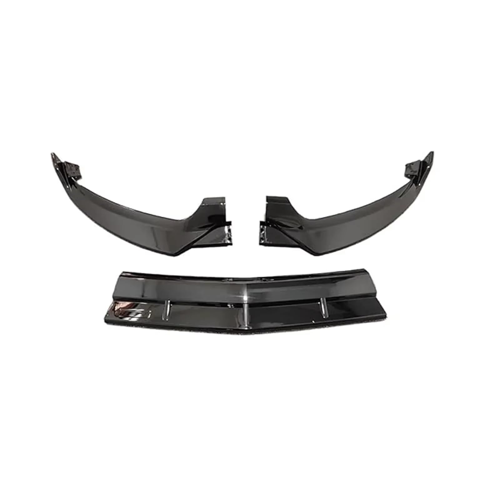 Frontstoßstange Lippe Für Benz C Klasse C300 W205 C200 C160 C350e C260 C200 2015-2018 Auto Vorderen Stoßfänger Lip Spoiler Splitter 3PCS Auto-Frontspoiler(Carbon Look) von TPSOBRU