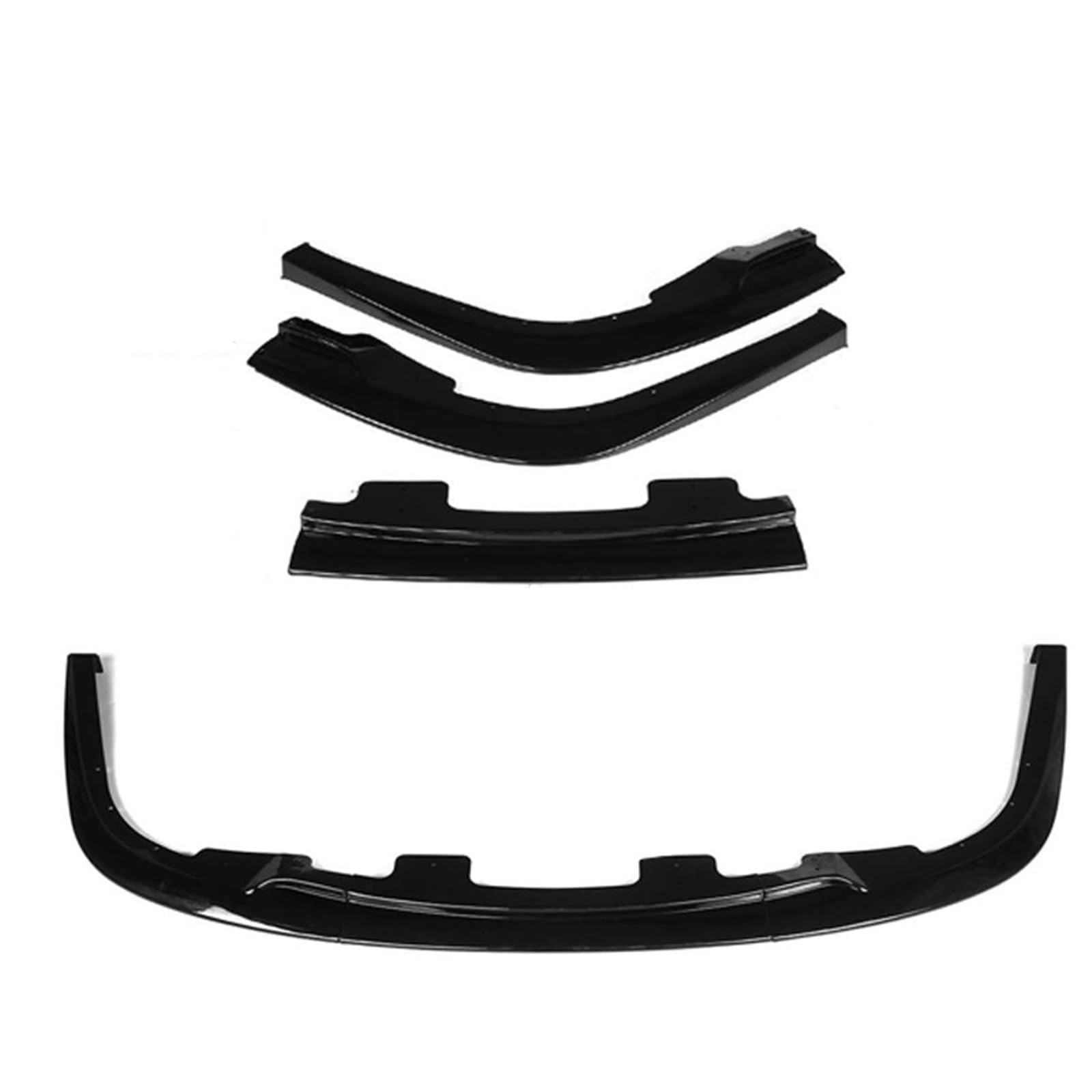 Frontstoßstange Lippe Für Subaru Für Impreza Für WRX Für Sti S204 2006 2007 Auto Front Stoßstange Splitter Lip Spoiler Splitter Deflektor Lippen Abdeckung Trim Auto-Frontspoiler(Glossy Black) von TPSOBRU