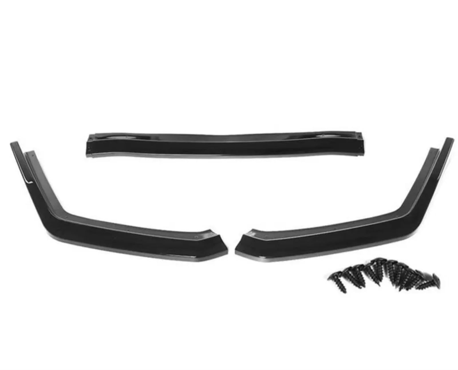 Frontstoßstange Lippe Für Subaru Für WRX Für STI 2015 2016 2017 2018 2019 Auto Front Stoßstange Splitter Lippe Kinn Spoiler Diffusor Stoßstange Body Kit Auto-Frontspoiler(Glossy Black) von TPSOBRU