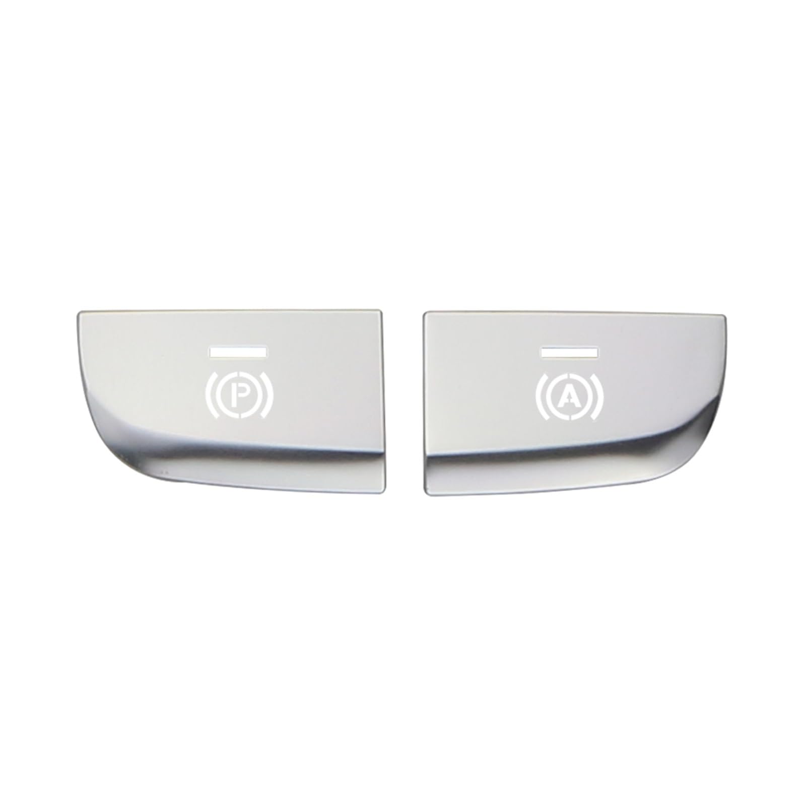 Interieurleisten Für Für A3 Für 8V 2013-2020 Auto Styling Handbremse Shift Panel Taste Abdeckung Trim Innen Innenausstattung(2pcs Sliver Sticker) von TPSOBRU