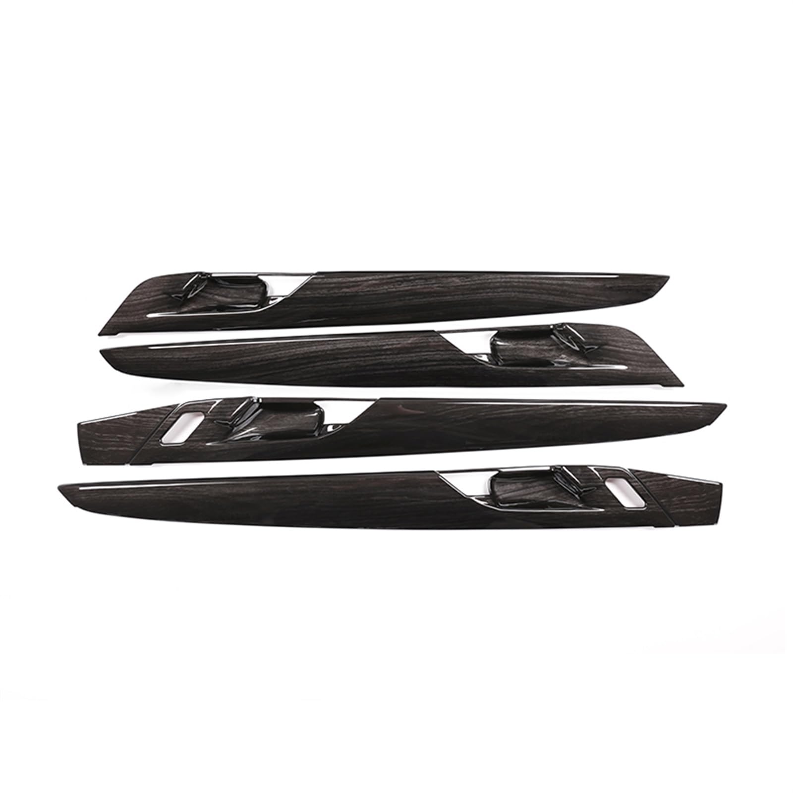 Interieurleisten Für X1 Für F48 Für X2 Für F47 2016-2021 ABS Carbon Fiber Innen Tür Panel Dekoration Schutz Abdeckung Trim Auto Zubehör 4 Pcs Innenausstattung(Black Wood Grain) von TPSOBRU