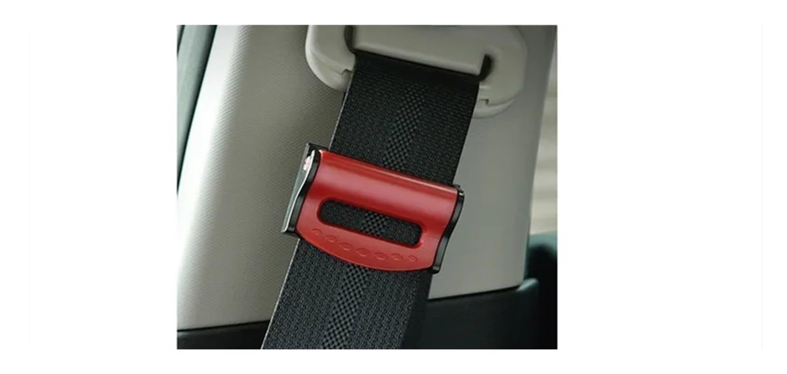 Interieurleisten Zubehör 2 Stücke Universal Auto Sicherheitsgurte Clips Sicherheit Einstellbare Auto Stopper Schnalle Kunststoff Clip 4 Farben Innen Car Innenausstattung(Red) von TPSOBRU