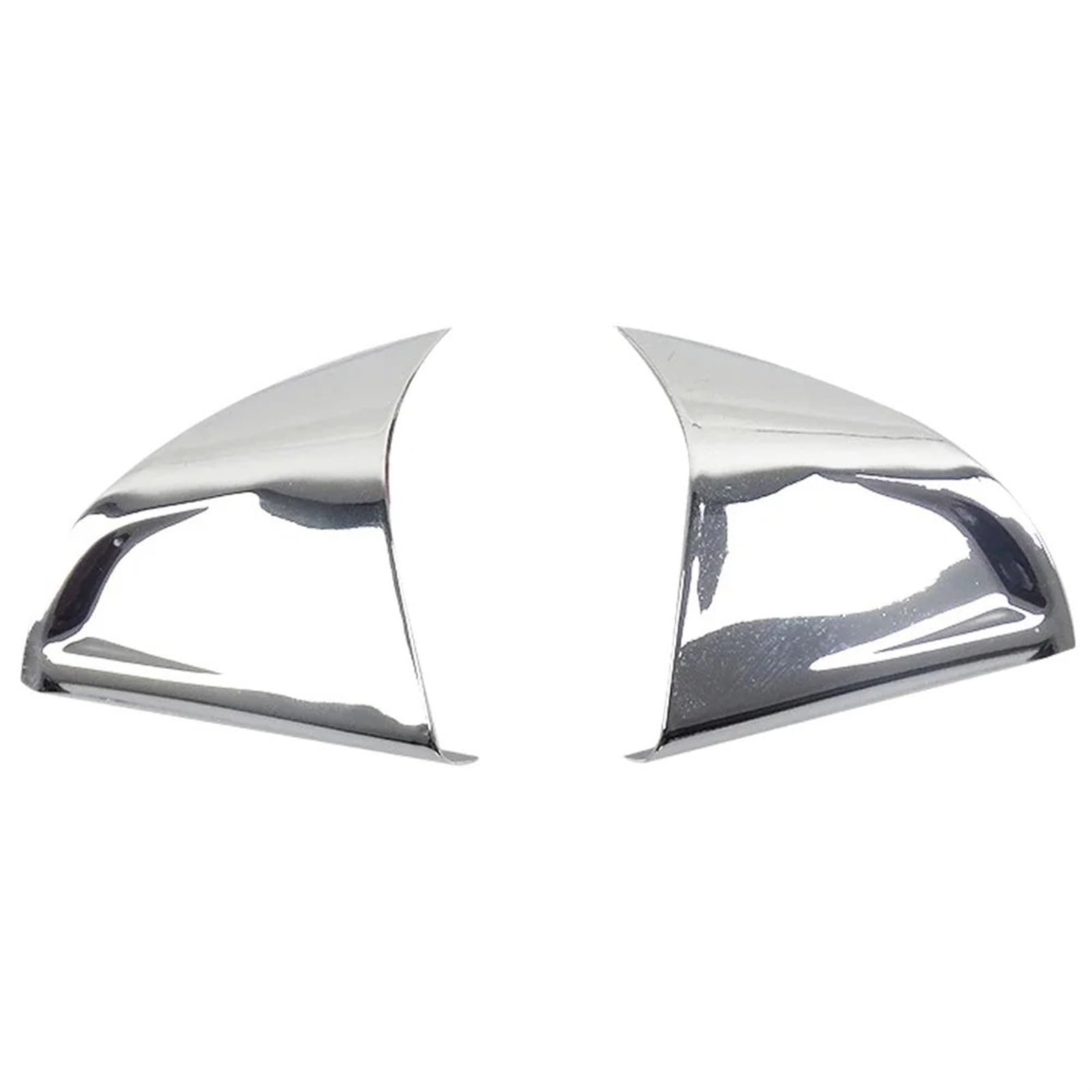 Interieurleisten Zubehör 2PCS Für Chevrolet Für Cruze Für Limousine Für Fließheck 2009-2015 Auto Chrom Lenkrad Schutzhülle Trim Aufkleber Car Innenausstattung(A Mirror silver) von TPSOBRU