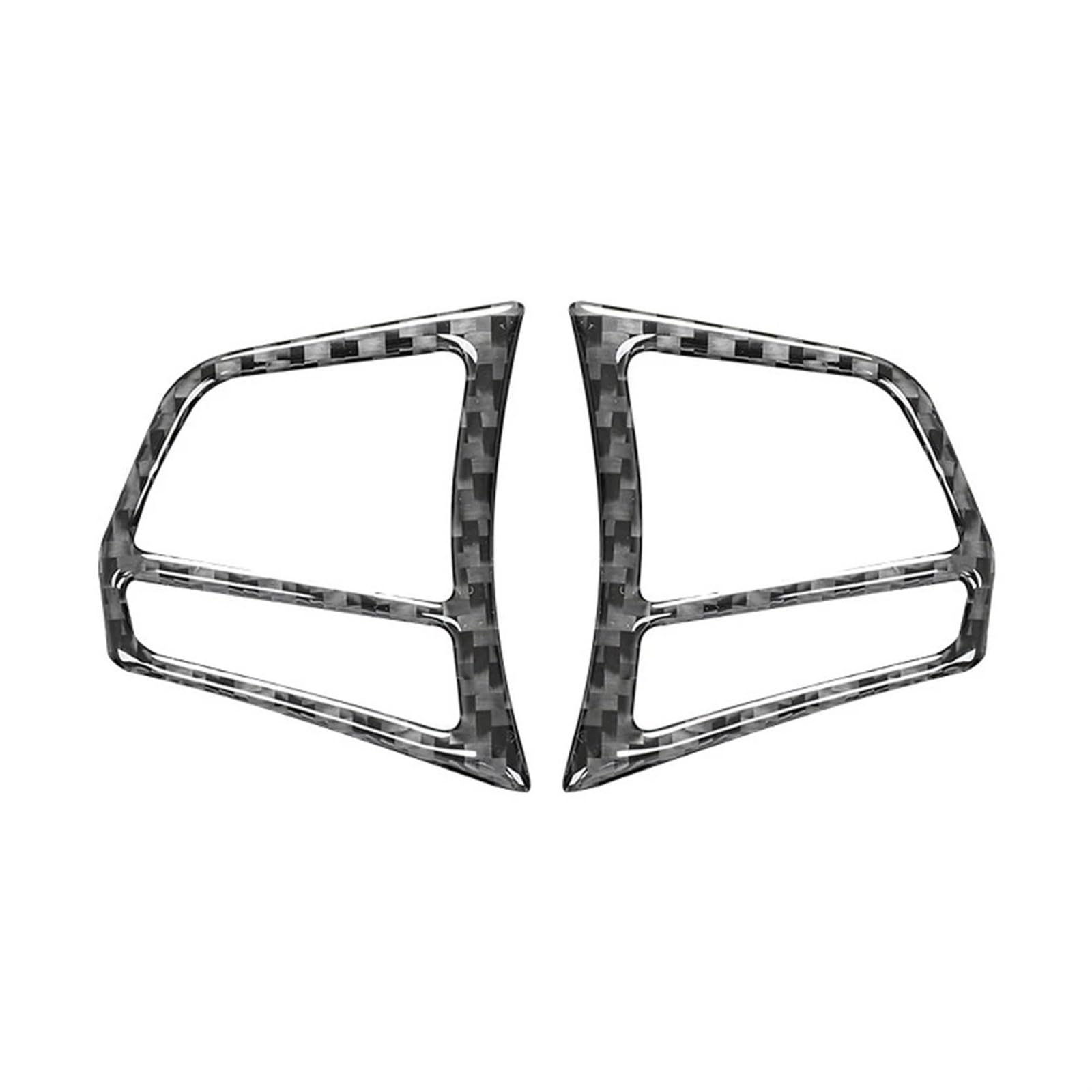 Interieurleisten Zubehör 2PCS Für F30 F31 F34 F45 F32 F33 F36 F22 Auto Innen Carbon Fiber Lenkrad Tasten Aufkleber Abdeckung Trim Auto Styling Car Innenausstattung(B) von TPSOBRU