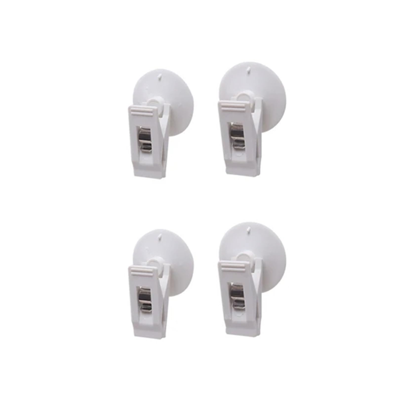 Interieurleisten Zubehör 4/2 Paar Auto-Innenfenster-Clip-Halterung, Schwarzer Saugnapf-Clip, Kunststoff-Sauger, Abnehmbarer Halter Car Innenausstattung(2pairs white) von TPSOBRU