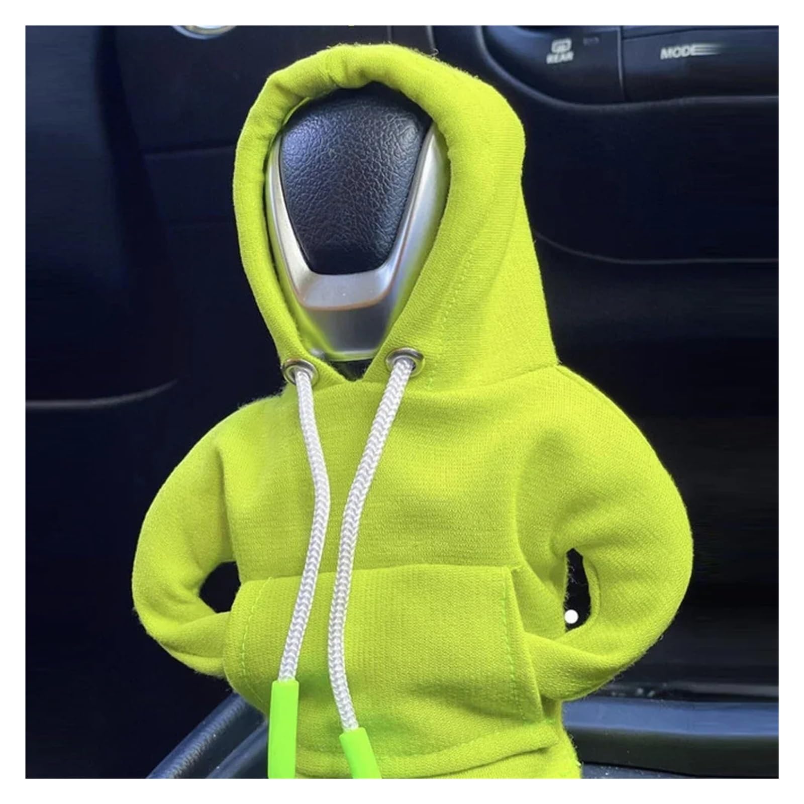 Interieurleisten Zubehör Auto Schaltknauf Abdeckung Manuelle Griff Shifter Trim Schalthebel Abdeckung Auto Auto Hoodie Abdeckung Innen Zubehör Car Innenausstattung(B Green) von TPSOBRU