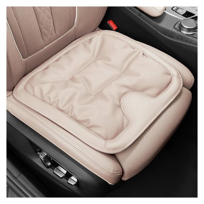 TPSOBRU Auto-Schonbezug Für Führende Für Ideal Für Li Für LiXiang L7 L8 L9 Autositzbezüge Universal Leder Kissen Sitz Schutzhülle Autositzbezug(Beige) von TPSOBRU